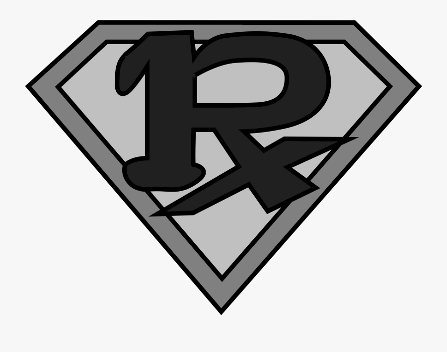 Super Hero Logo M, Transparent Clipart