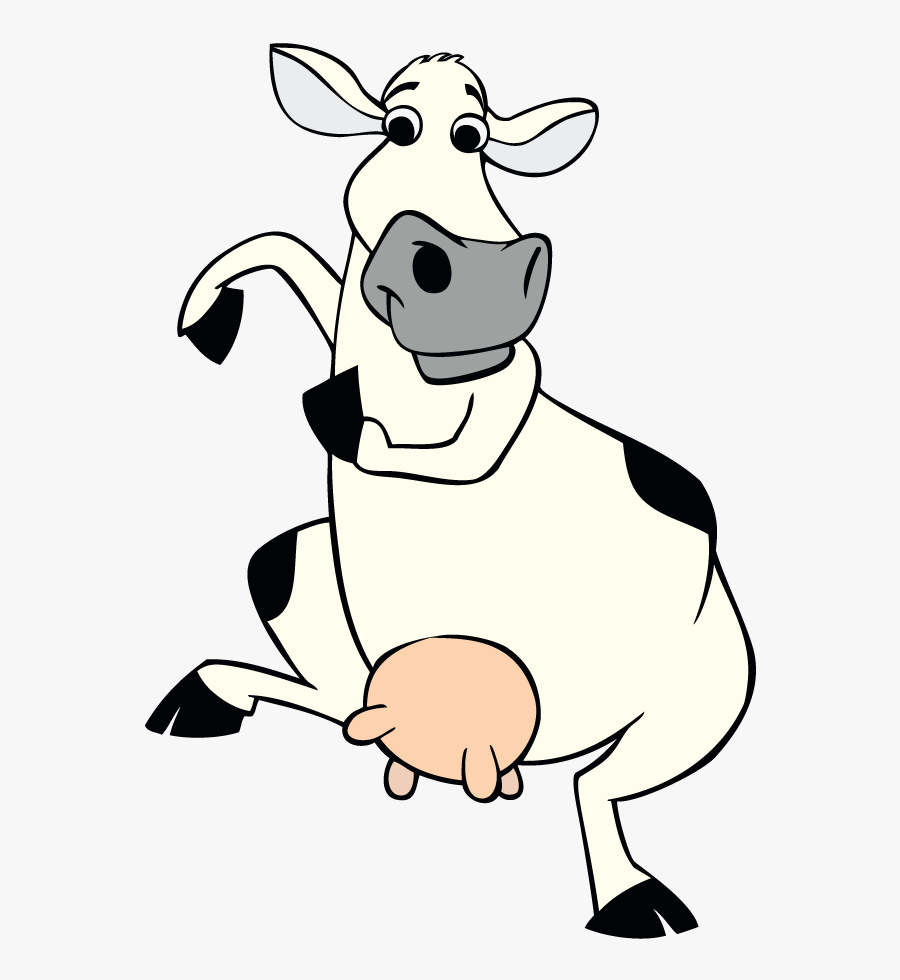 Dancing Cow - Dancing Cartoon Cow Png, Transparent Clipart