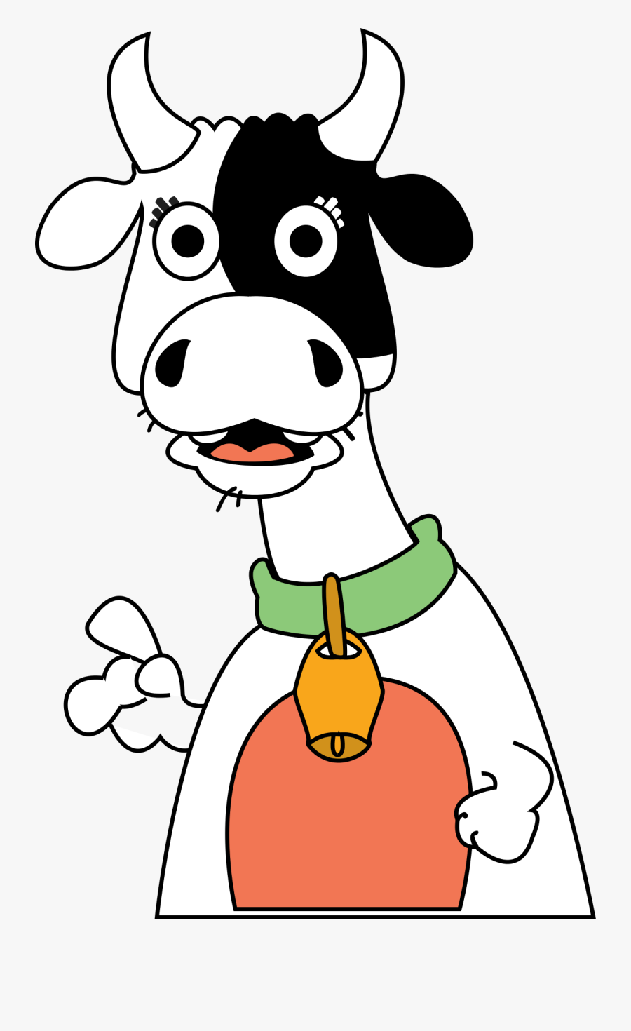 Mucca Illustrazione, Transparent Clipart