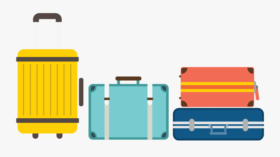 Luggage Clip Graphic Royalty Free Library - Baggage, Transparent Clipart