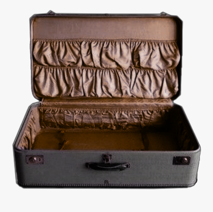 #opensuitcase #suitcase #vintage #luggage - Aesthetic Suitcase, Transparent Clipart