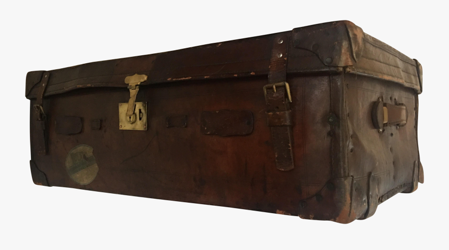 Clip Art English Best Vintage Trunks - Briefcase, Transparent Clipart