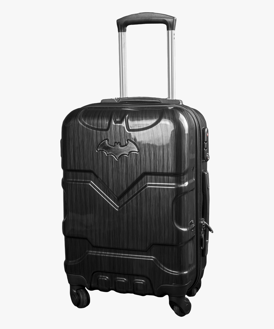 Black Trolley - Batman Suitcase, Transparent Clipart