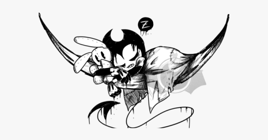Death Clipart Insanity - Bendy Cute, Transparent Clipart