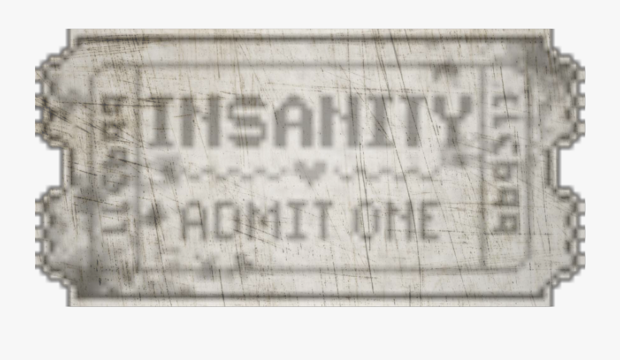 #insanity #grey #gray #ticket #aesthetic #aesthetics - Ivory, Transparent Clipart