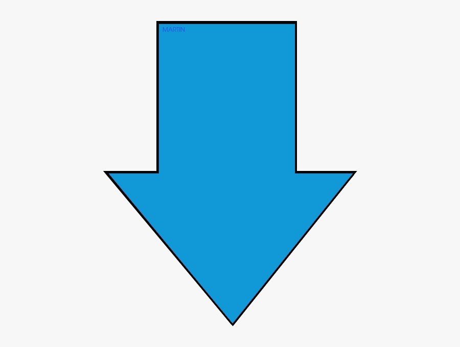 Sky Blue Arrow - Symmetry, Transparent Clipart