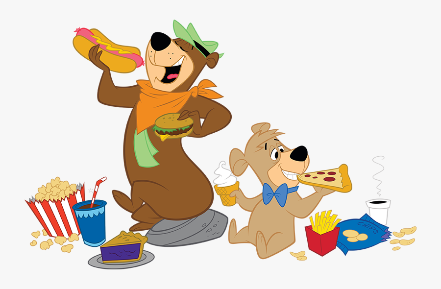 Yogi And Boo - Yogi Bear Hot Dog, Transparent Clipart