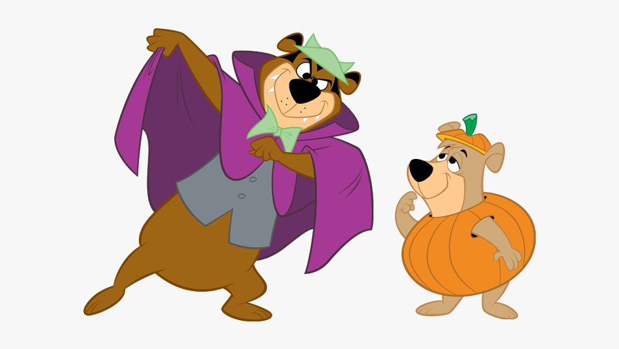 Yogi And Boo Boo In Costume - Yogi The Bear Halloween, Transparent Clipart