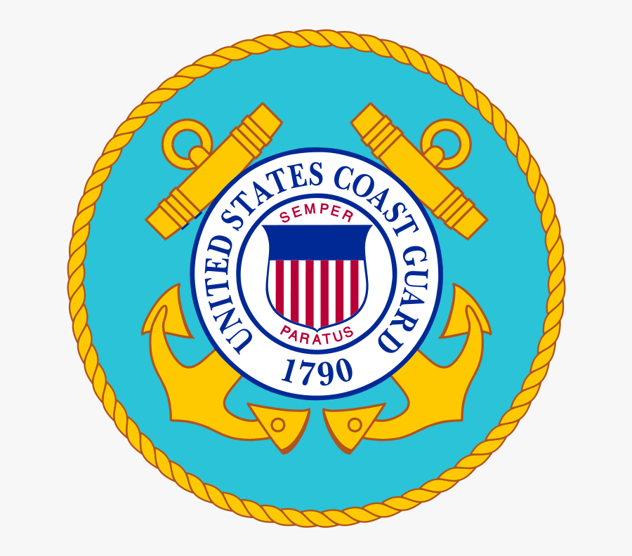 Uscg S W - Coast Guard Seal Png, Transparent Clipart