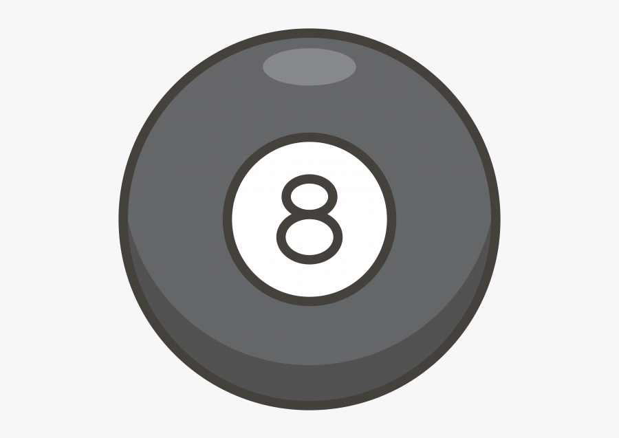 Pool 8 Ball Icon - Circle, Transparent Clipart