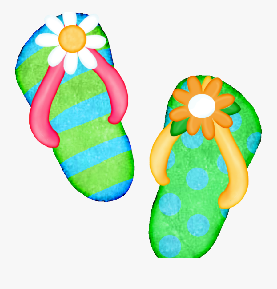 Summer Clipart Art - Flip Flops Clip Art, Transparent Clipart