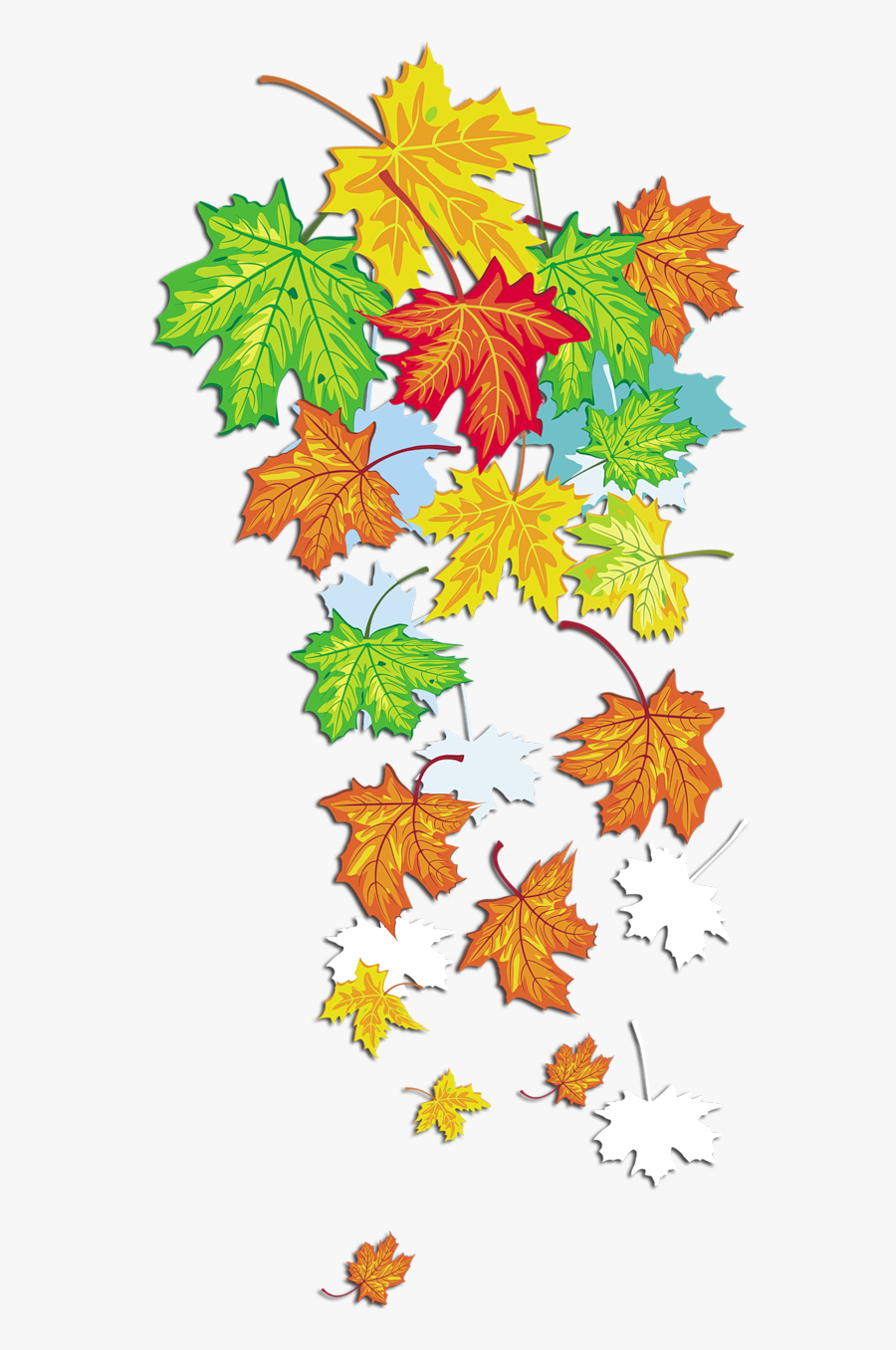 Golden Autumn Season Leaf Summer - Фон Школа Для Презентации, Transparent Clipart