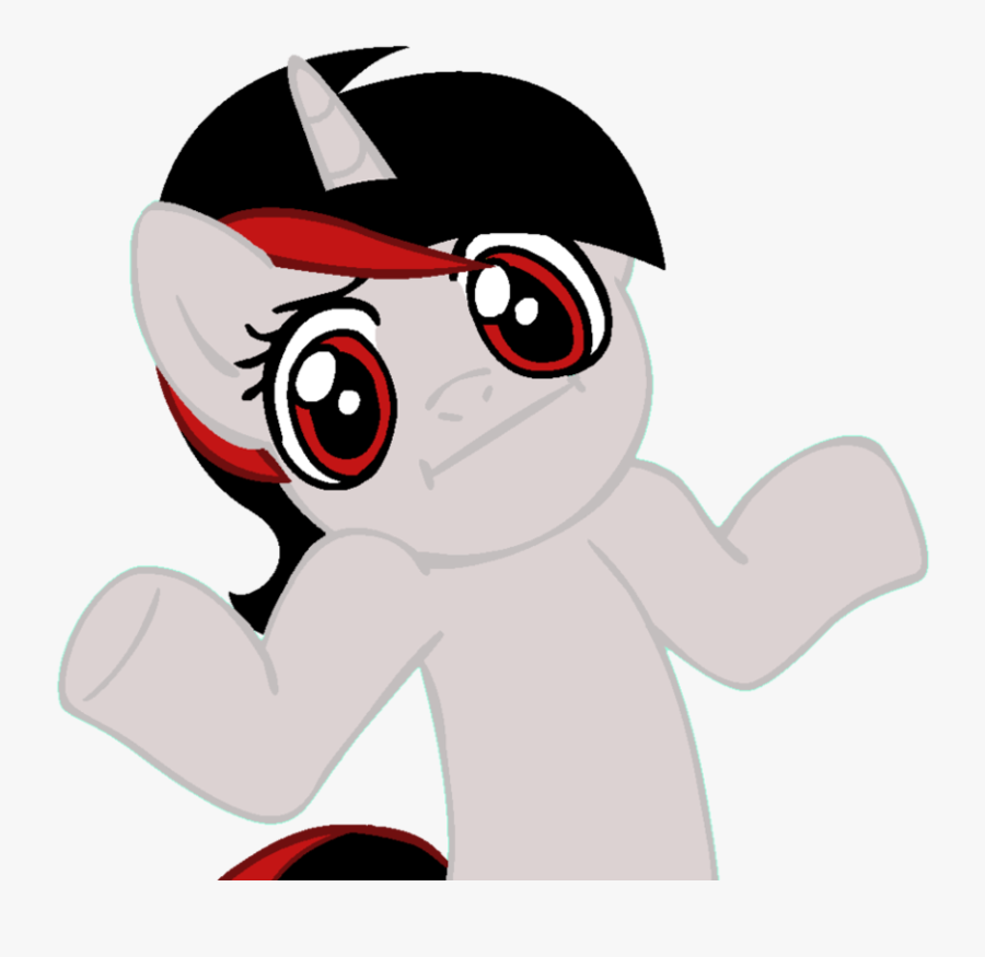 Pony Shrug , Transparent Cartoons - Pinkie Pie I Don T Know, Transparent Clipart