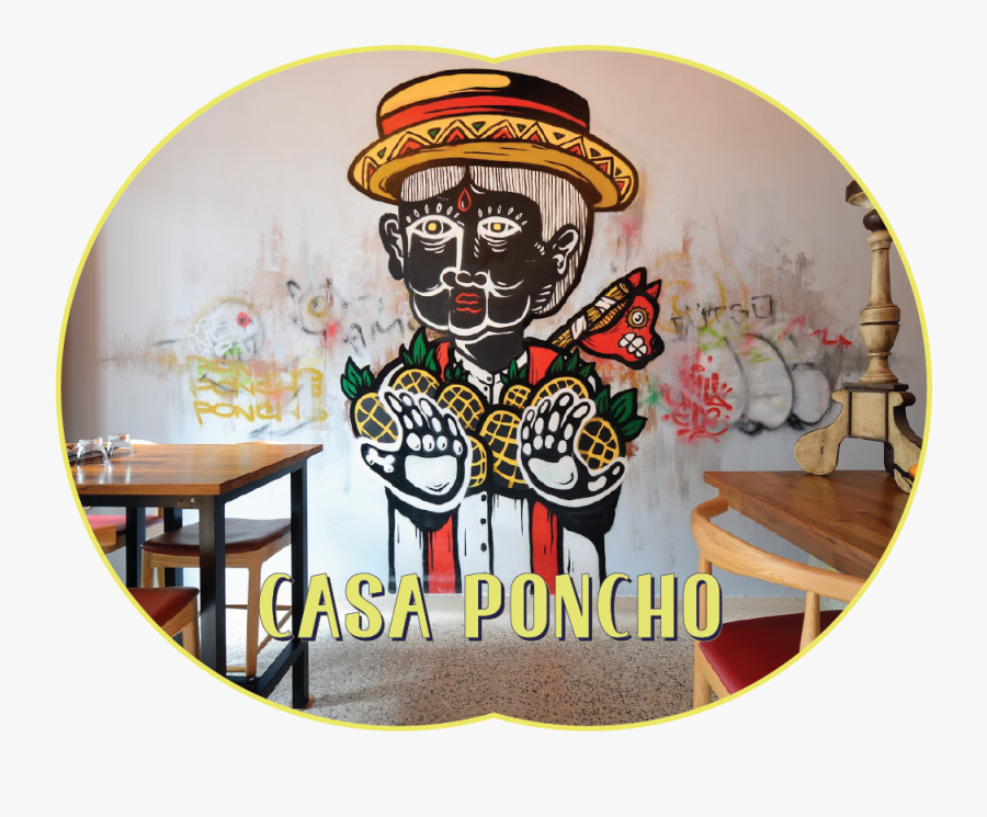 Natalie Wee X Casa Poncho Hit Up Casa Poncho, A Latin - Poncho Bar, Transparent Clipart