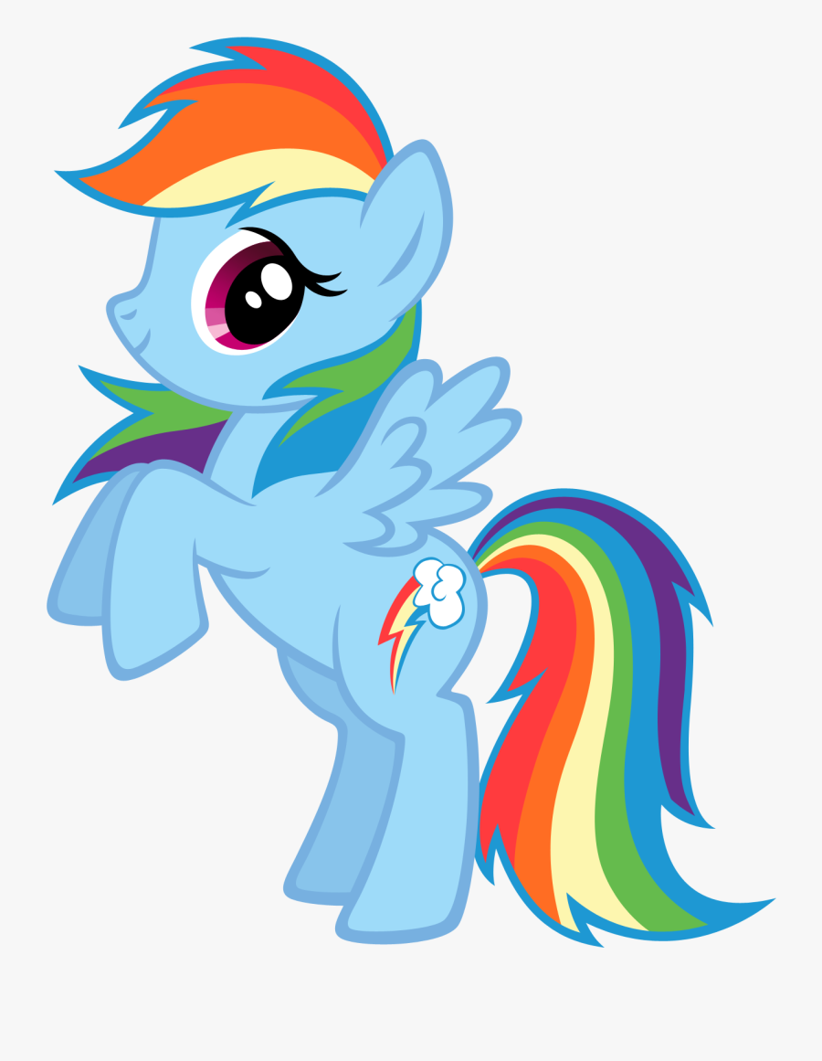 Rainbow Dash Rarity My Little Pony - Rainbow Dash My Little Pony Characters, Transparent Clipart