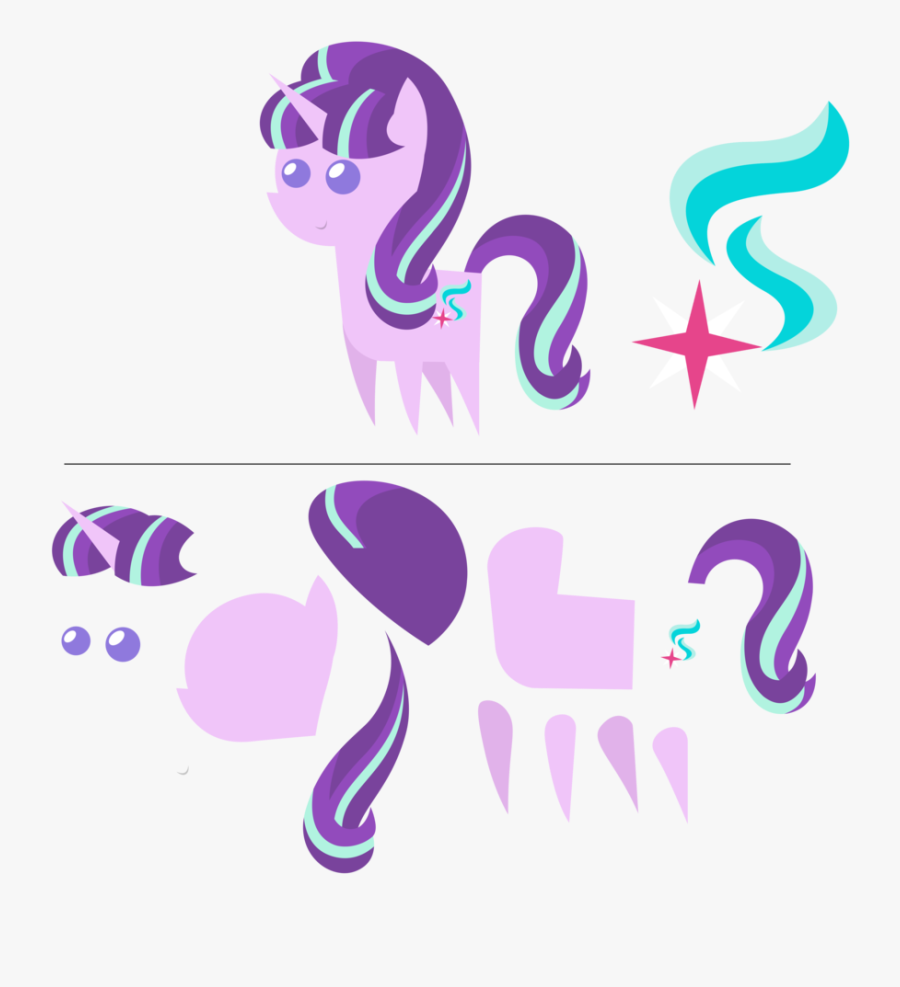 Mlp Starlight Glimmer Color Guide - Starlight Glimmer Color Guide, Transparent Clipart