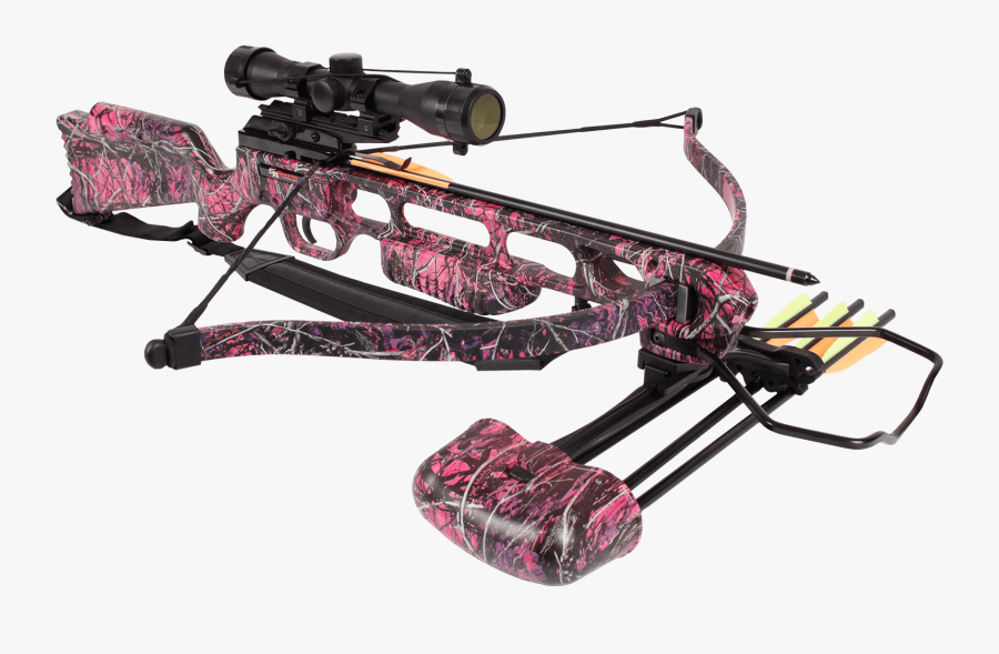Clip Art Fever Sa Sports Outdoor - Pink Crossbow, Transparent Clipart
