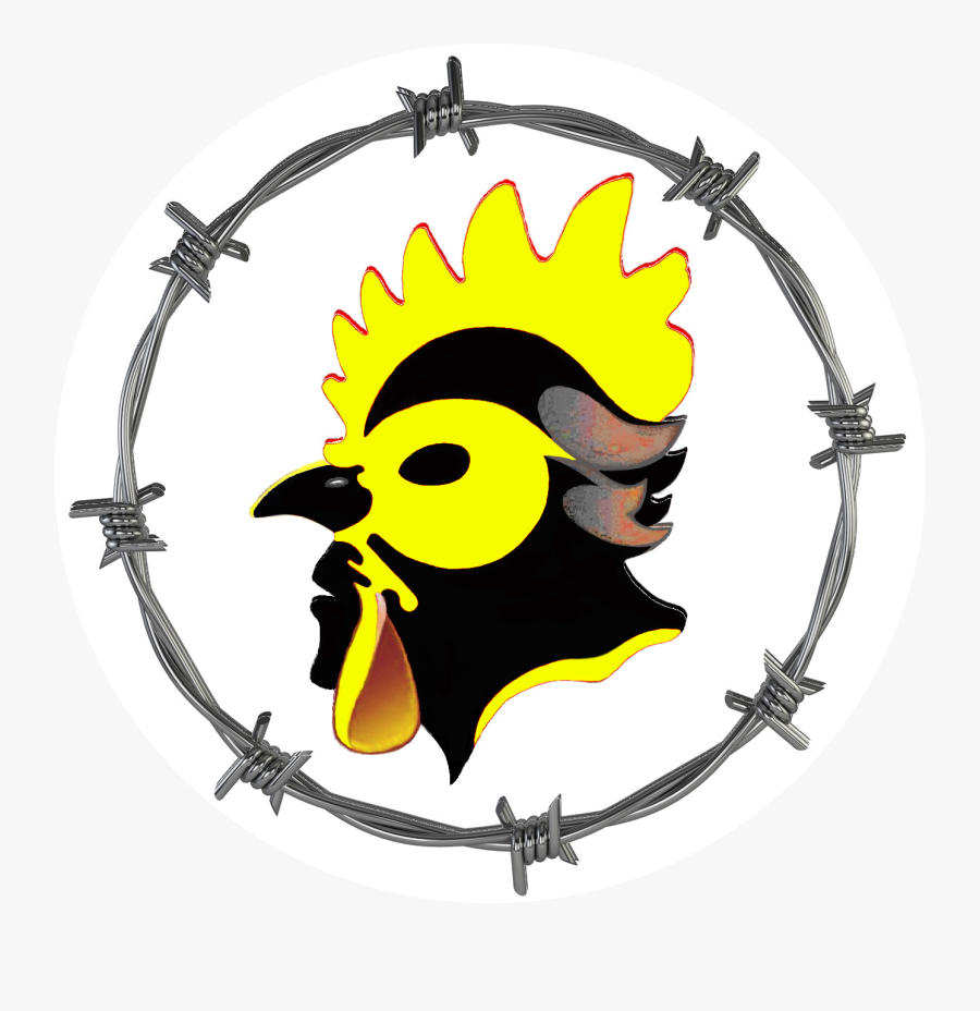 ) Fish And Chicks Ii - Barbed Wire, Transparent Clipart