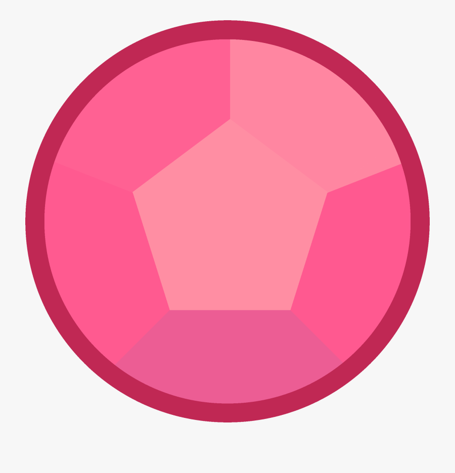 Rose Quartz"s Gem Rose Quartz Steven Universe, Big - Steven Universe Rose Quartz Gem, Transparent Clipart