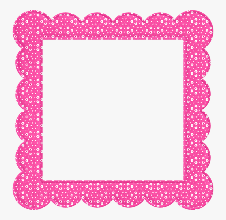 Frame Persegi Pink Png, Transparent Clipart