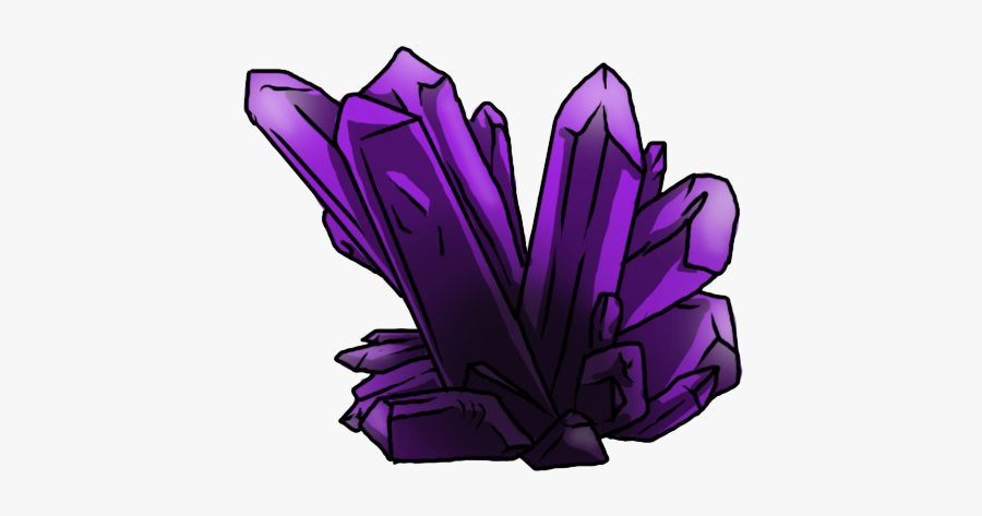 Crystal Clipart Amethyst Crystal - Amethyst Cluster Png, Transparent Clipart