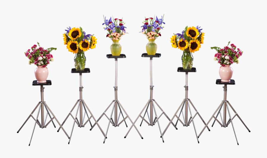 Mortuary Flower Stand - Flower With Stand Vase Png, Transparent Clipart