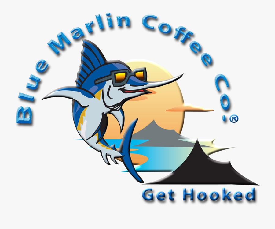 Blog Standard Coffee - Blue Marlin Cartoon, Transparent Clipart