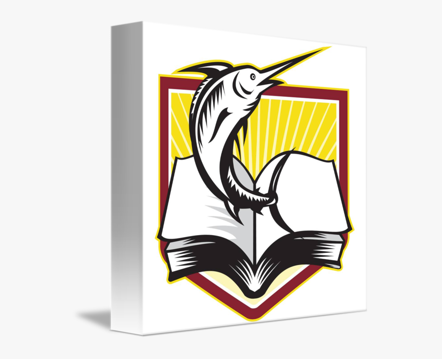 Marlin Clipart Jumping - Book, Transparent Clipart