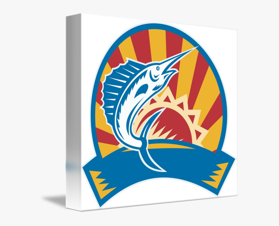 Sailfish Clipart Colorful - Blue Marlin Clipart, Transparent Clipart