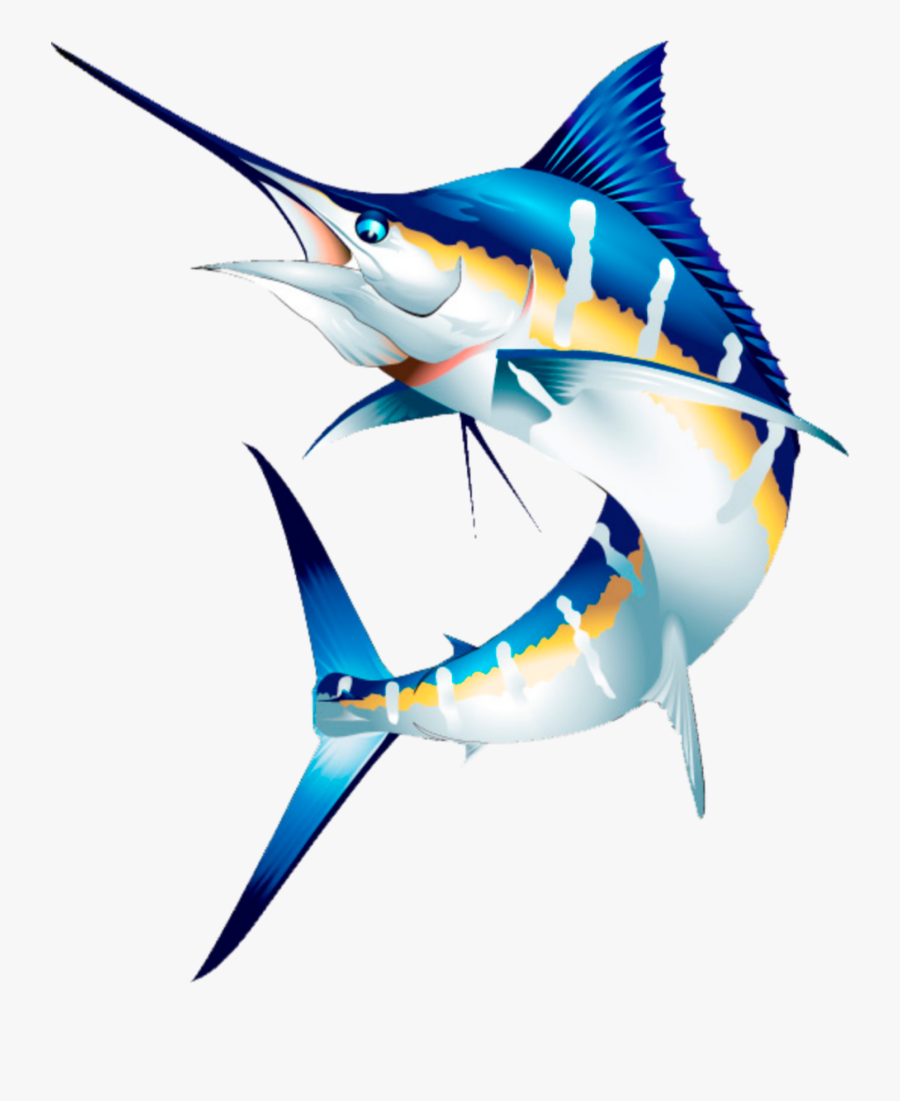 #mq #blue #fish #swordfish #water - Big Catch, Transparent Clipart