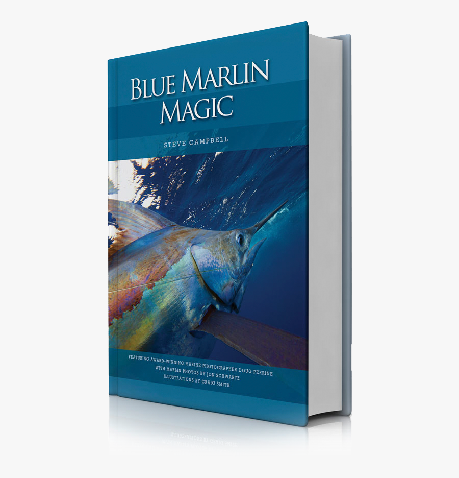 Blue Marlin Magic - Book, Transparent Clipart