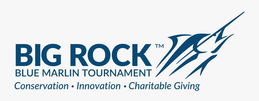 Transparent Big Rock Png - Big Rock Blue Marlin Tournament Logo, Transparent Clipart