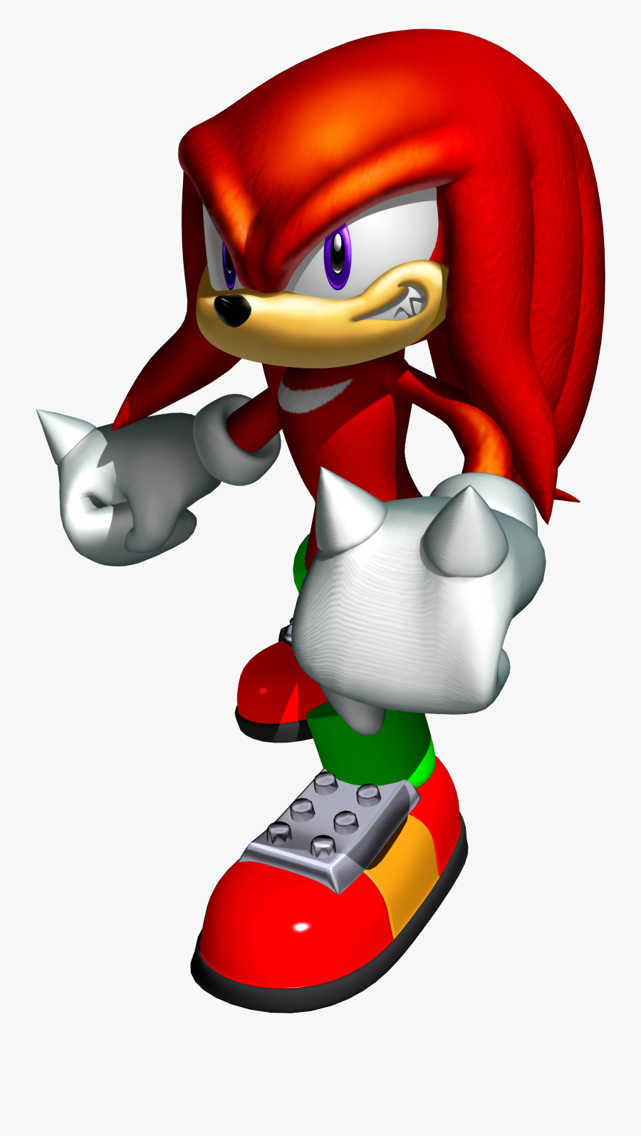 Knuckles Heroes - Knuckles The Echidna Sonic Heroes, Transparent Clipart