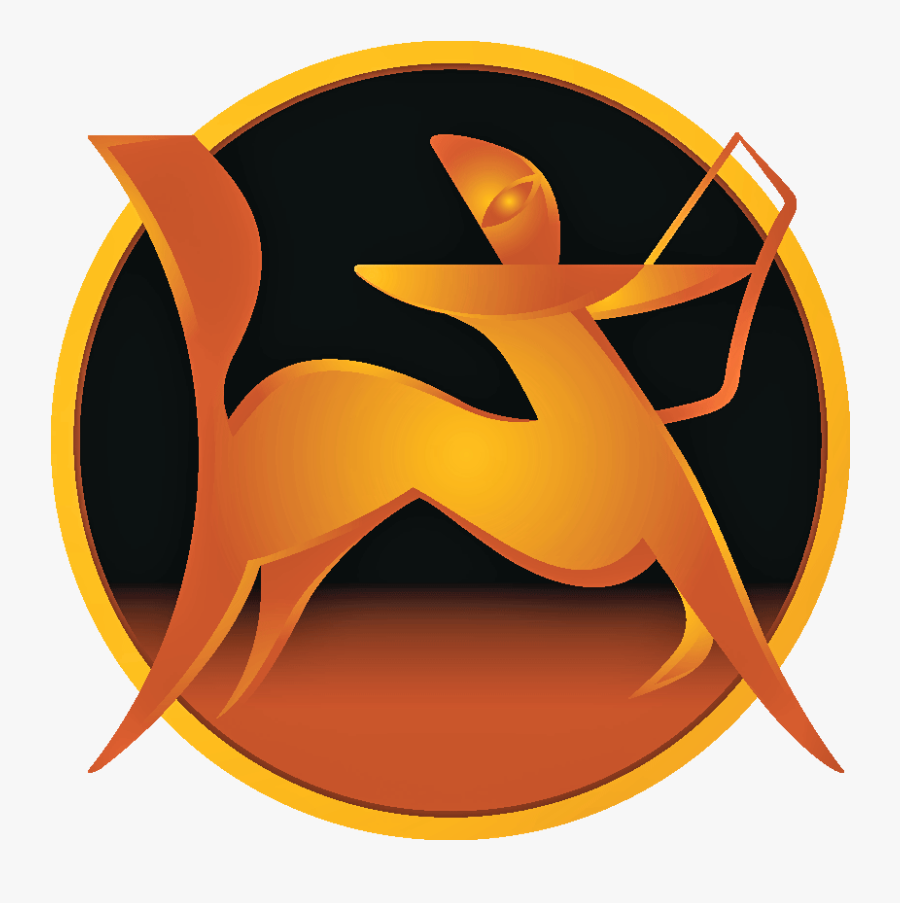 Sagittarius Vector Star Sign - שעון זכוכית שחור, Transparent Clipart