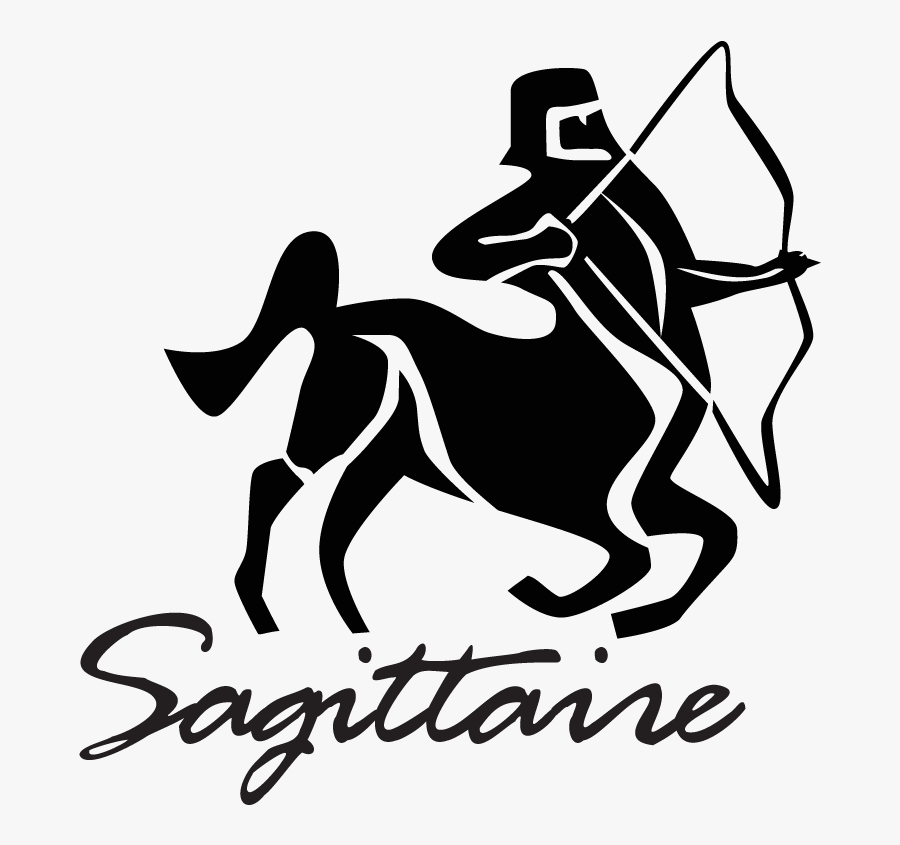 Zodiac Sagittarius Sign Outline Tattoo Design Photo - Signature Financial Group, Transparent Clipart