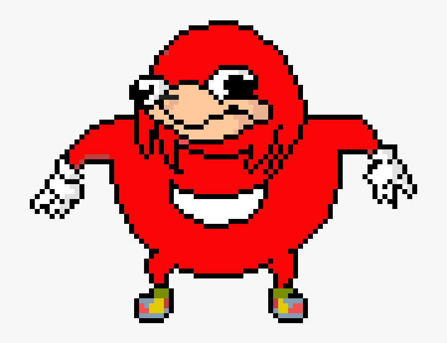 Ugandan Knuckles Pixel - Blue Ugandan Knuckles Png , Free Transparent Clipa...