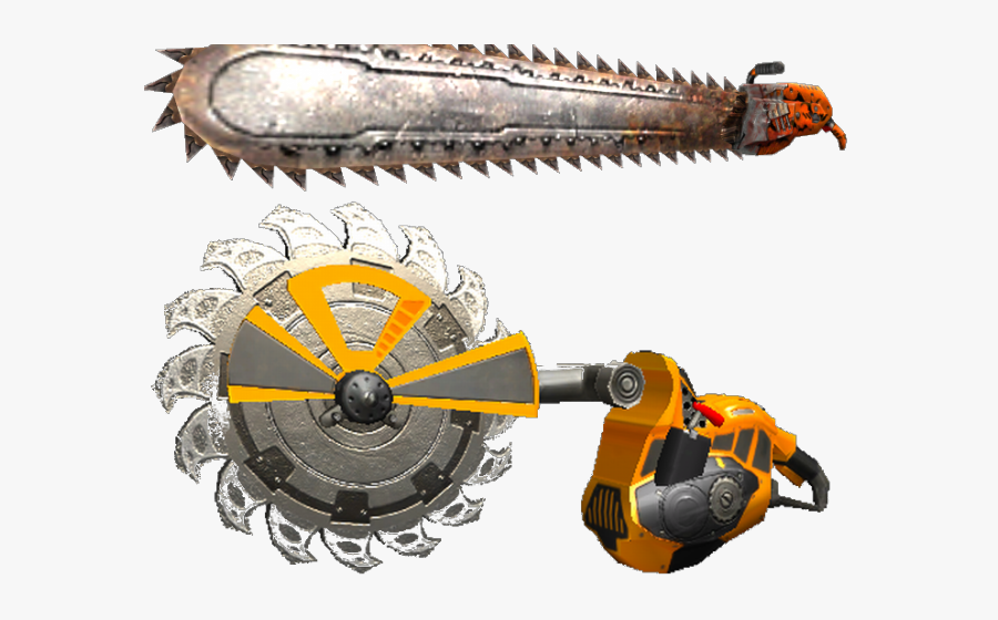 Chainsaw Clipart Electric Saw - Serious Sam Chainsaw, Transparent Clipart