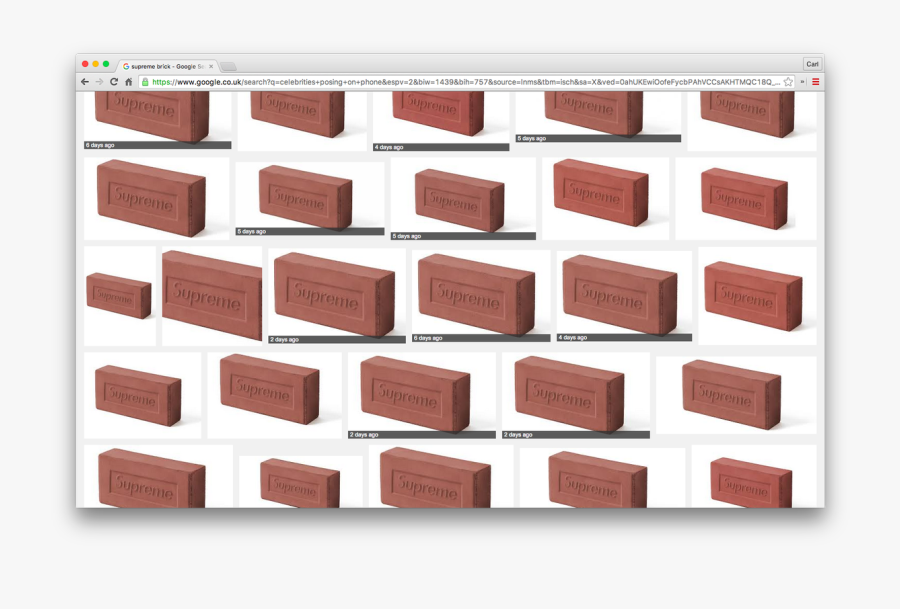 Supreme Brick Wall, Transparent Clipart