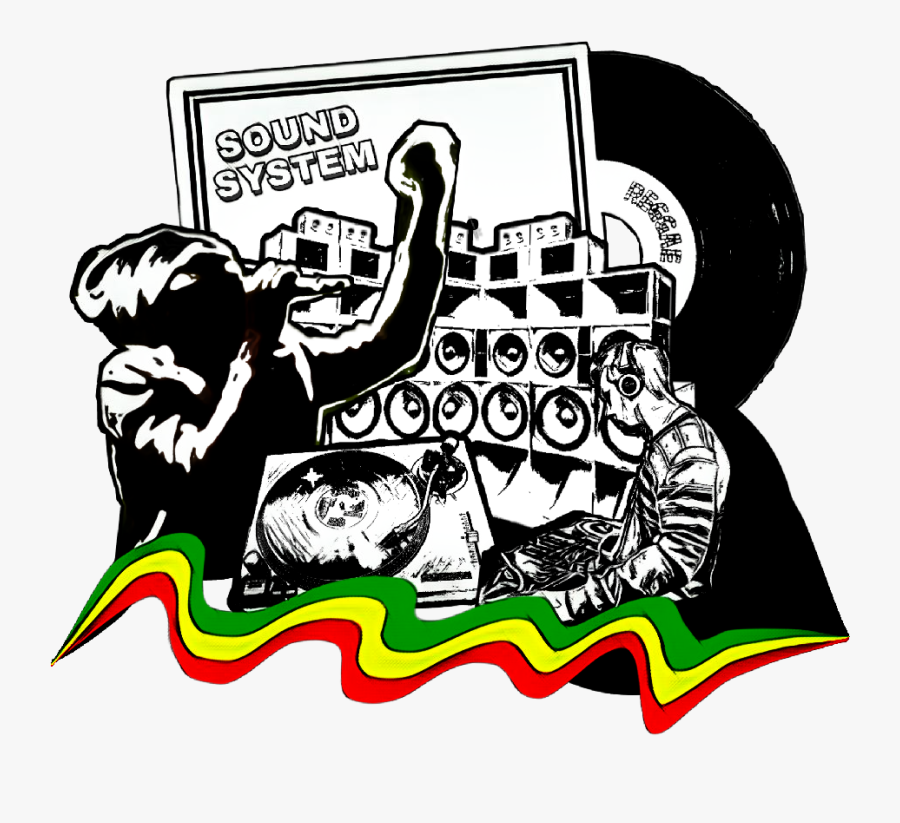 Clip Art Silhouette Silhouettes Mixtapes Reggae - Cartoon, Transparent Clipart