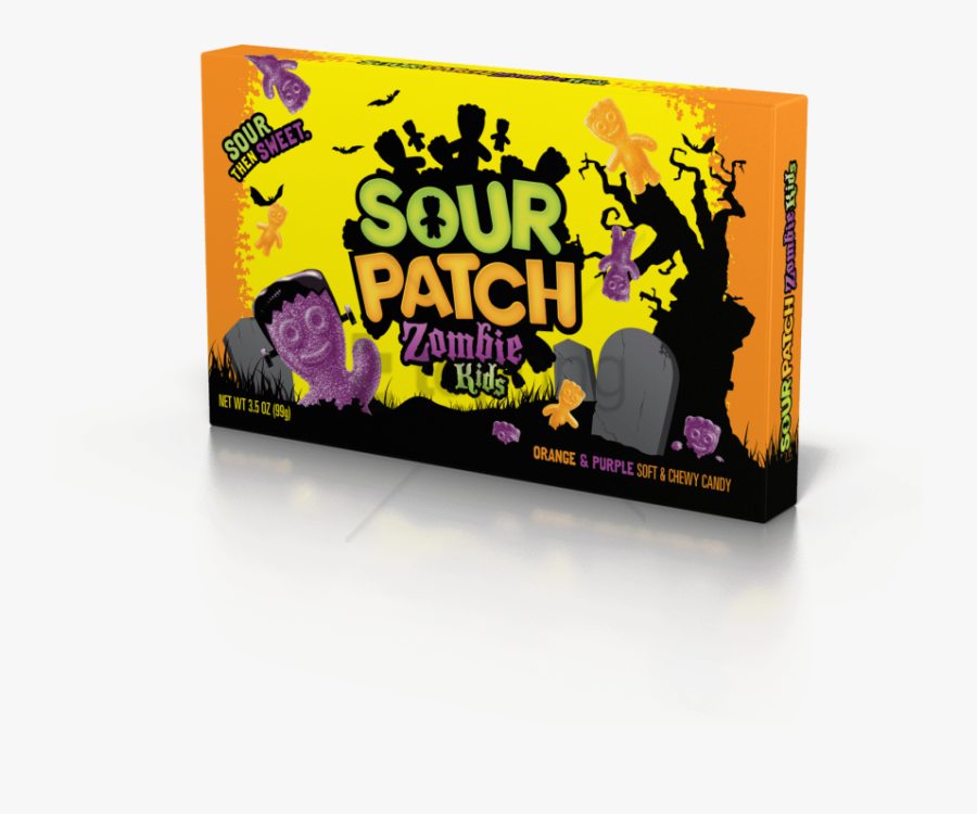 Transparent Flyer Clipart - Zombie Sour Patch Flavors, Transparent Clipart