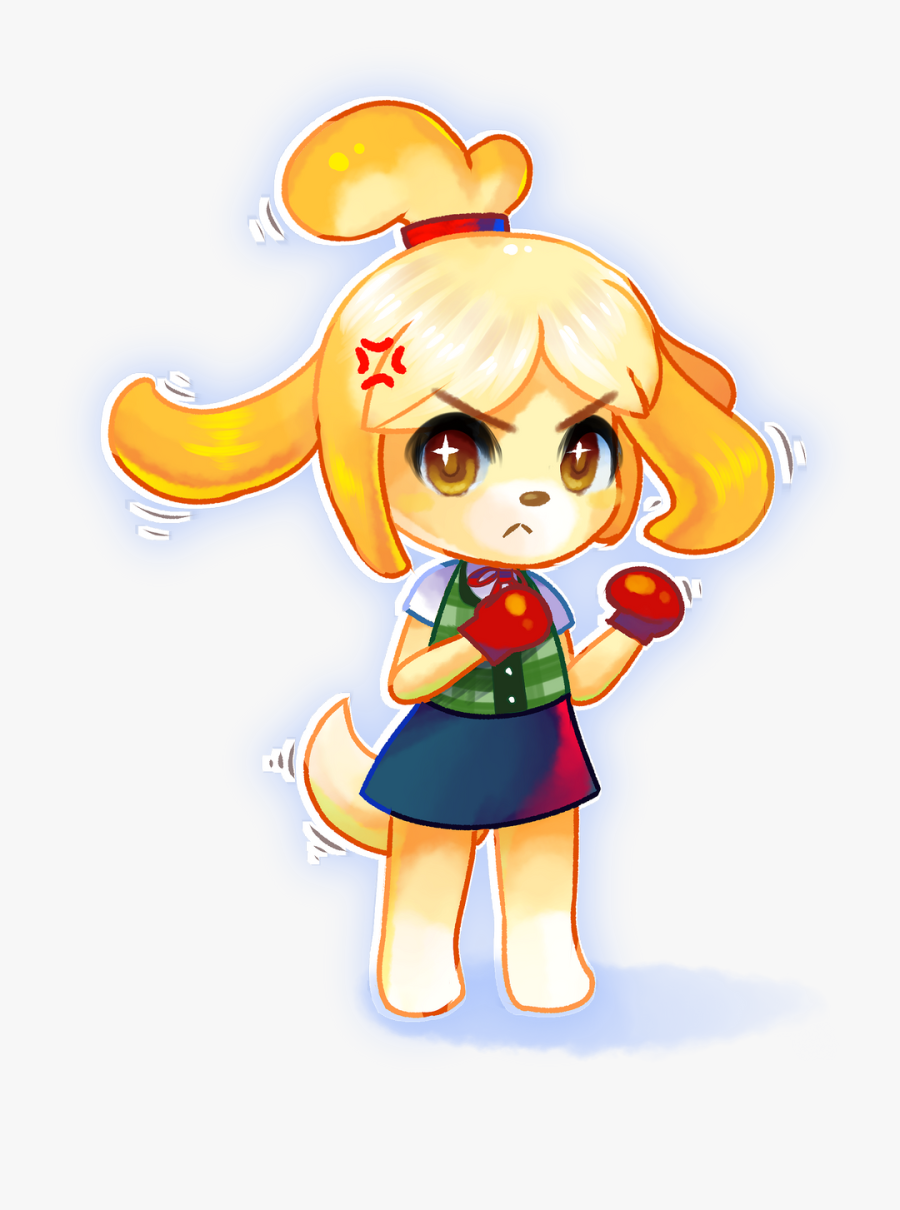 Animal Crossing Isabelle Angry Free Transparent Clipart Clipartkey