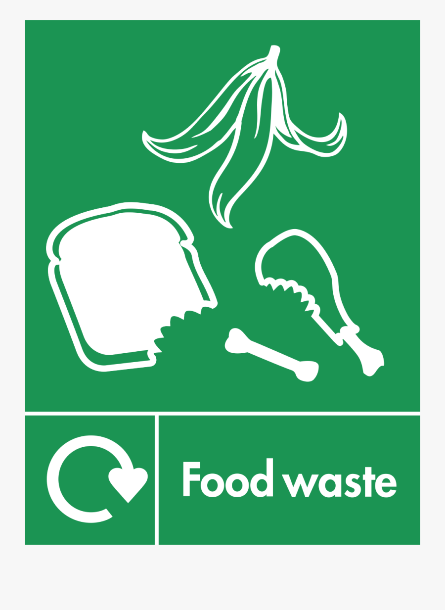 Food Waste Recycling Symbol, Transparent Clipart