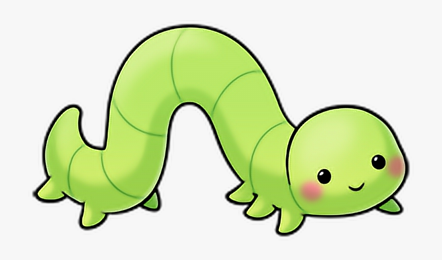 #insect #insects #bug #bugs #inchworm #worm #sticker - Clip Art Inch Worm, Transparent Clipart
