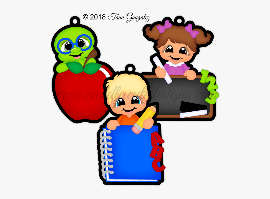 School Tags - Cartoon, Transparent Clipart