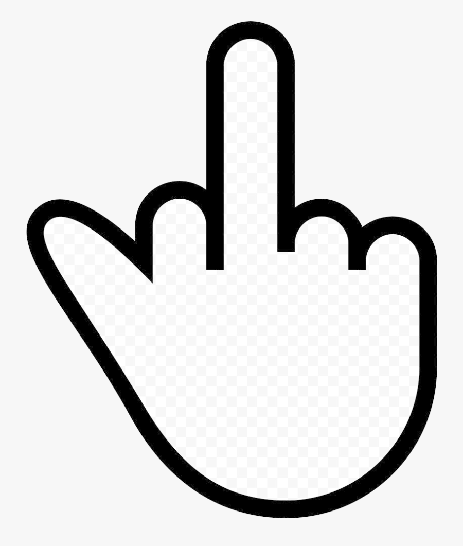 Middle Finger Clipart Graphics Hand Transparent Png - Middle Finger Clipart, Transparent Clipart