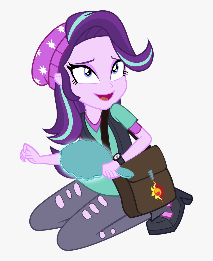 Sled Clipart Friend - Equestria Girl Starlight Glimmer, Transparent Clipart