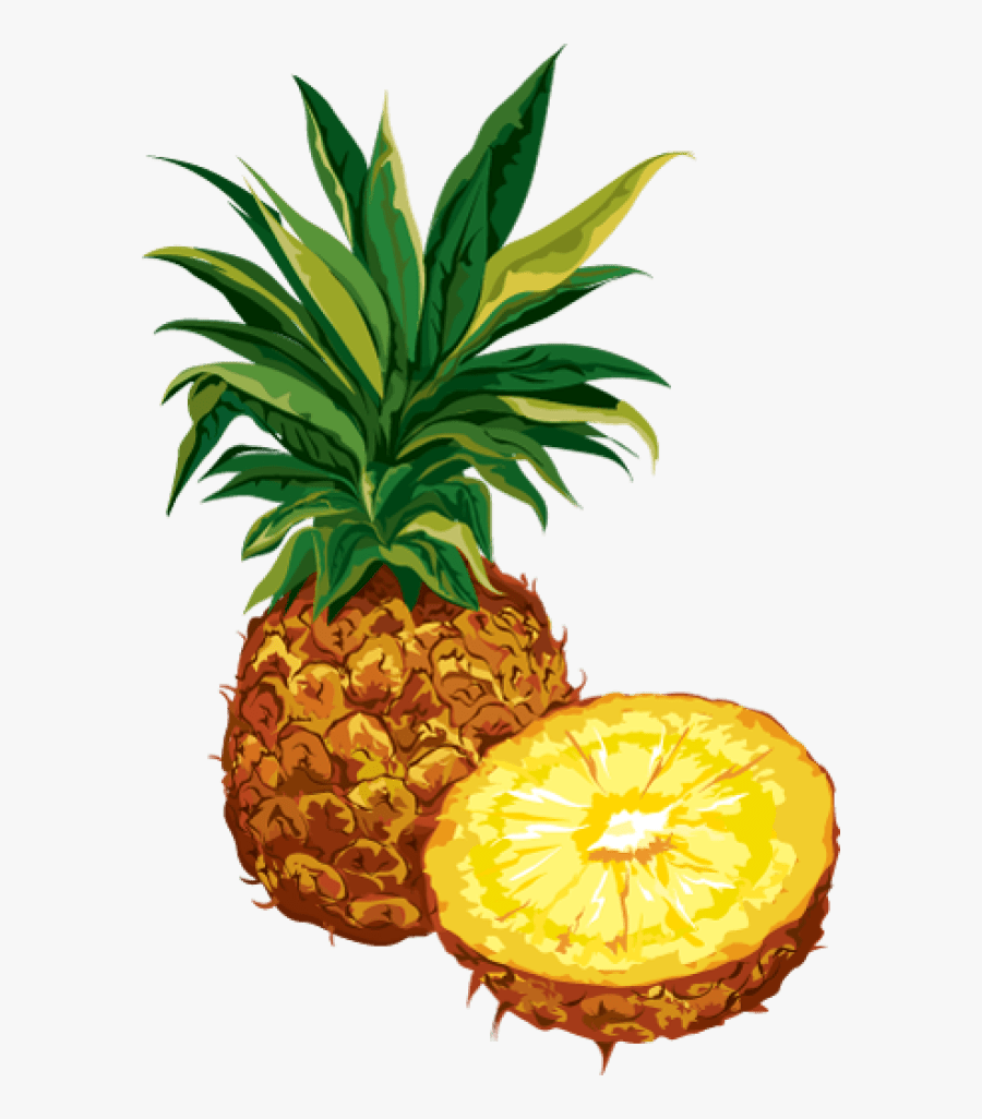 Clip Art Of Pineapple, Transparent Clipart