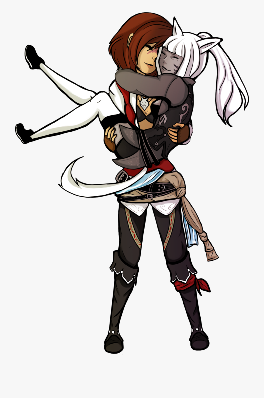 An Ex Pirate And A Cat Girl By Criana - Pirate Cat Girl, Transparent Clipart