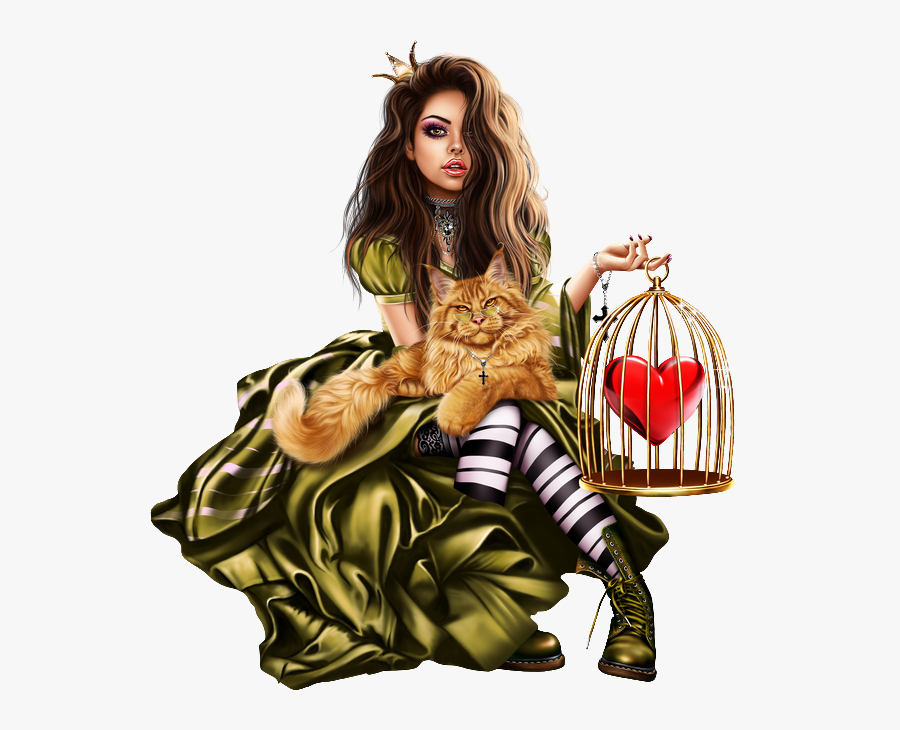 Pirate Clipart Femme - Tubes Png Fete St Valentin, Transparent Clipart