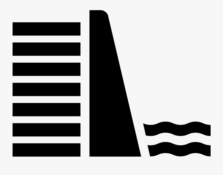 Conventional Symbol Of Dam, Transparent Clipart